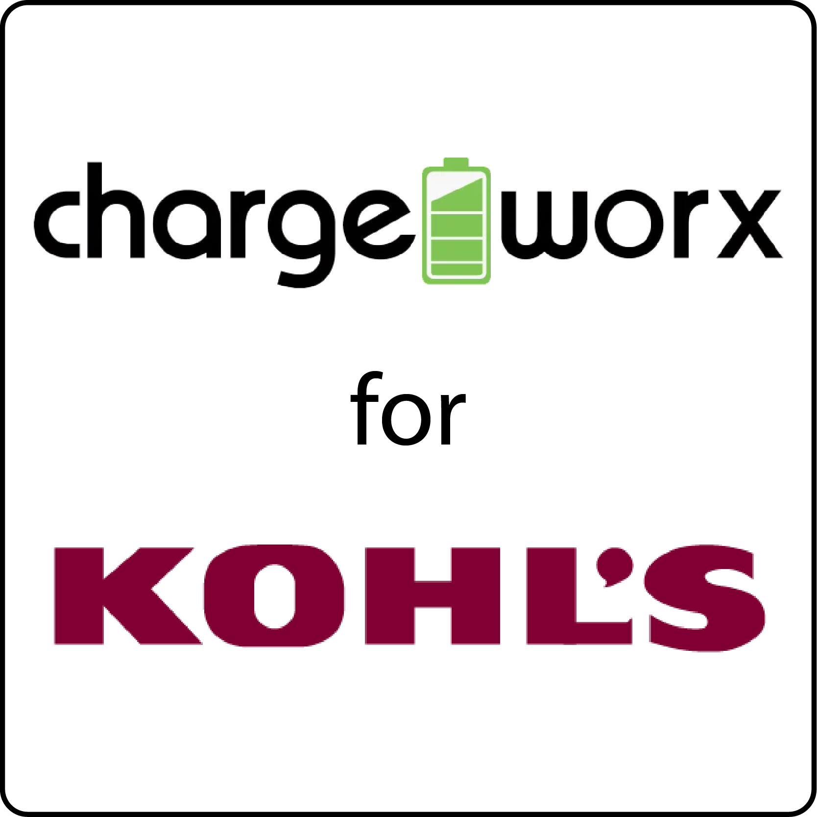 Chargeworx and American Eagle logos